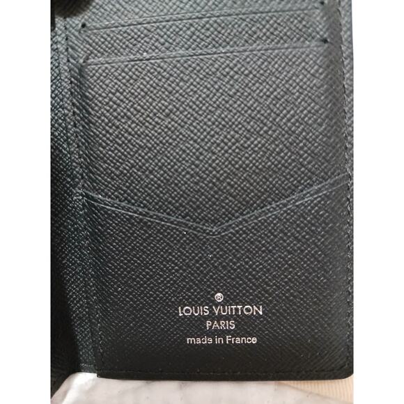 RARE Louis Vuitton Pocket Organizer Wallet Mens Sunrise Monogram Eclipse - Picture 8 of 16